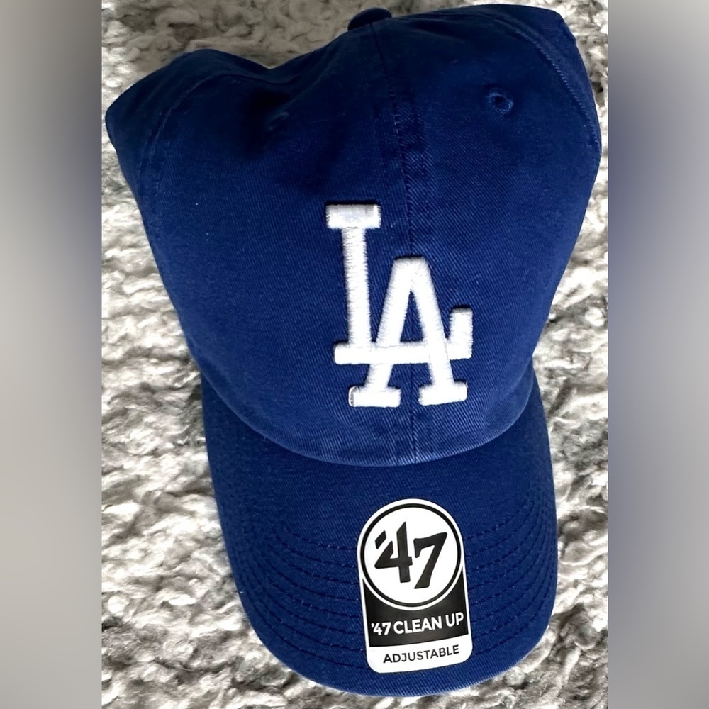 ‼️RARE‼️🎸’47🎸🔥NWT🔥Los Angeles Dodgers Baseball Cap - Picture 8 of 14